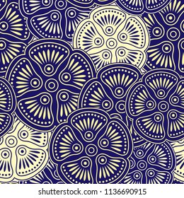 Fancy seamless floral background