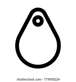 fancy shaped label