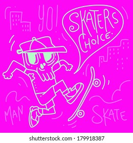 Fancy Skateboarder