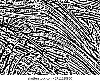 Fancy soapsuds, monochrome background. Overlay template. Vector illustration