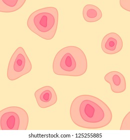 Fancy vector seamless pattern with abstract elements