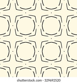 Fancy Vintage Pattern. Geometric Seamless Background.