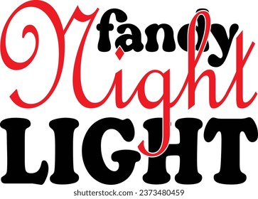 Fandy night light t-shirt design