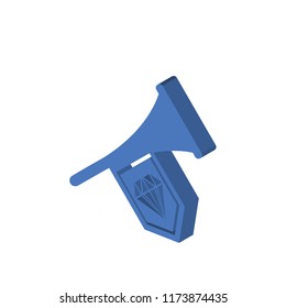 Fanfare isometric left top view 3D icon