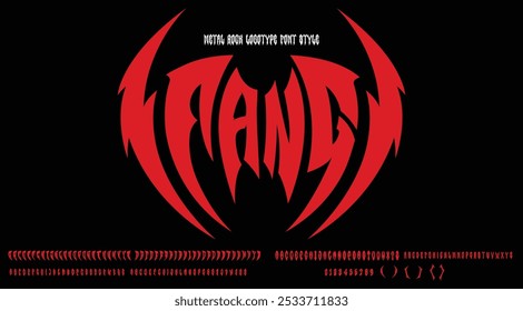 Fang heavy metal rock alphabet