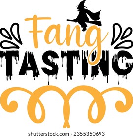 Fang tasting - Halloween design