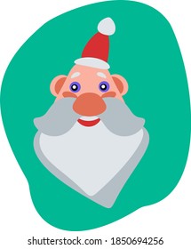 The fanny face of Santa Claus