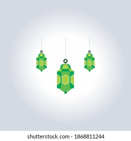 Fanoos Icon Vector Design Illustration on white background. Copy Space for text and logo