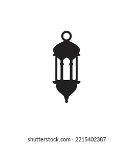 Fanoos Lantern background islam   logo simple vector icon illustration design