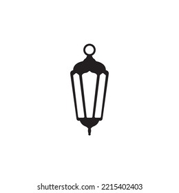 Fanoos Lantern background islam   logo simple vector icon illustration design