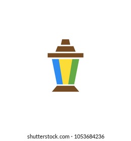 Fanoos lantern graphic design vector