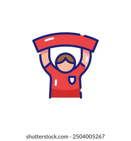 Fans for Football Vector Icon