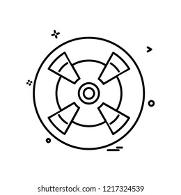 Fans icon design vector