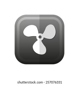 Fans - vector icon, flat design