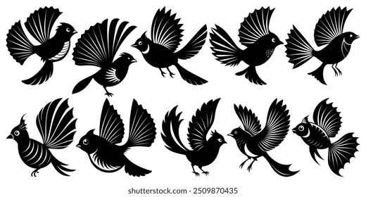 fantail vactor silhouette set design