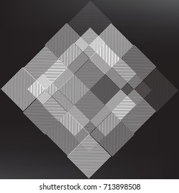 Fantastic Abstract Black and gray texture background,wonder concept design,Vector Illustration.