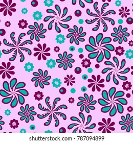 fantastic abstract flowers