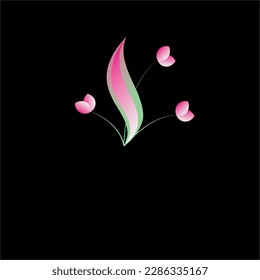 Fantastic abstract uncommon flower design