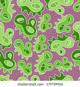 Fantastic animals continuous seamless vector patterns. Pattern can be used for wallpaper pattern fills surface textures. Stylish bright shades different colors. white green lime