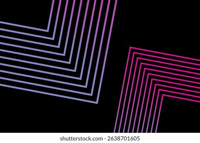 Fantastic background of diagonal lines. Modern bright background of lines with gradient