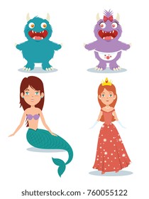 fantastic character fairytale cartoon