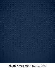 fantastic encrypted message from the depths of the sea. The secret knowledge of Atlantis. Stylish blue background with letters for banners and prints