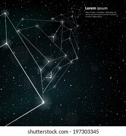 Fantastic equipment - space. A vector.