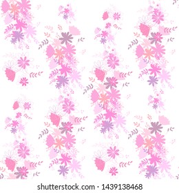 Fantastic flower purple small in fantasy style. Elegant decorative background. Beautiful nature. Ornamental plant. 