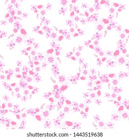 Fantastic flower purple small in fantasy style. Elegant decorative background. Beautiful nature. Ornamental plant. 