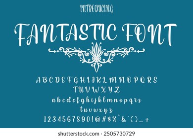 Fantastic font collection, perfect for typography and vector logo designs. Typography alphabets vector illustration.
