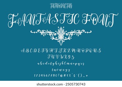 Fantastic font collection, perfect for typography and vector logo designs. Typography alphabets vector illustration.