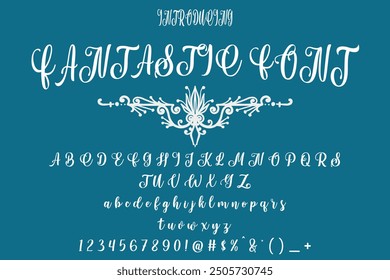 Fantastic font collection, perfect for typography and vector logo designs. Typography alphabets vector illustration.