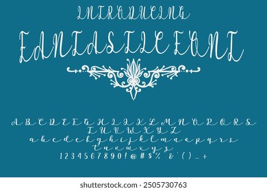 Fantastic font collection, perfect for typography and vector logo designs. Typography alphabets vector illustration.