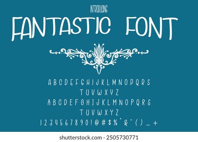 Fantastic font collection, perfect for typography and vector logo designs. Typography alphabets vector illustration.