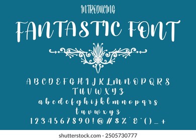 Fantastic font collection, perfect for typography and vector logo designs. Typography alphabets vector illustration.