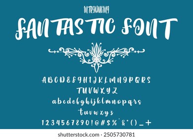 Fantastic font collection, perfect for typography and vector logo designs. Typography alphabets vector illustration.