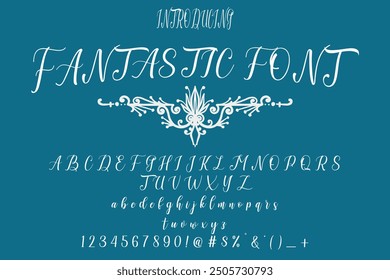 Fantastic font collection, perfect for typography and vector logo designs. Typography alphabets vector illustration.