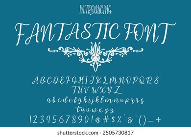 Fantastic font collection, perfect for typography and vector logo designs. Typography alphabets vector illustration.