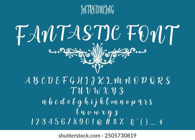 Fantastic font collection, perfect for typography and vector logo designs. Typography alphabets vector illustration.