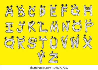 怪物のフォント Aからzへの文字 かわいいモンスターのアルファベット かわいいアルファベットのキッドカートーン 本のファンタスティックなフォントデザイン キッド用のかわいいフォント手描き のベクター画像素材 ロイヤリティフリー Shutterstock 怪物のフォント Aからzへの文字 かわいいモンスターのアルファベット かわいいアルファベットのキッドカートーン 本のファンタスティックなフォントデザイン キッド用のかわいいフォント手描き のベクター画像素材 ロイヤリティフリー Shutterstock