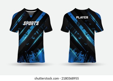 Fantastic and geometric T shirt sports abstract jersey suitable for racing, soccer and e sports