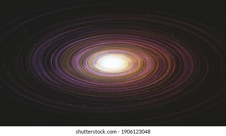 Fantastic Giant interstella on Galaxy background with Milky Way spiral,Universe and starry concept desig,vector