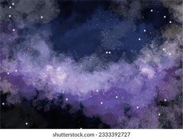 Fantastic glowing night sky texture background