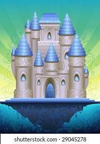Fantastic island castle (other landscapes are in my gallery)