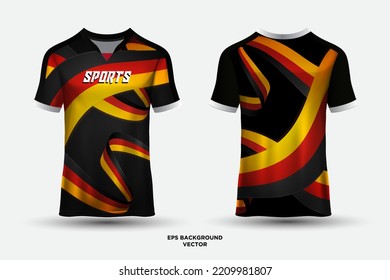 Fantastic jersey design suitable for sports, racing, soccer, gaming and esports vector