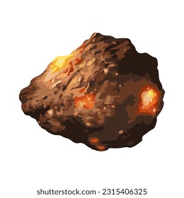 fantastic meteor watercolor detailed 3d illustration