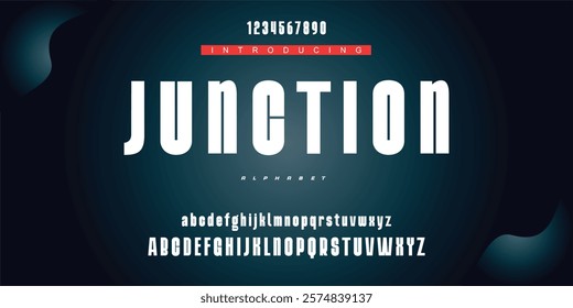 Fantastic is Modern Bold Font. Regular Italic Number Typography urban style alphabet fonts for fashion, sport, technology, digital, movie, logo design, vector illustration