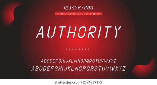 Fantastic is Modern Bold Font. Regular Italic Number Typography urban style alphabet fonts for fashion, sport, technology, digital, movie, logo design, vector illustration