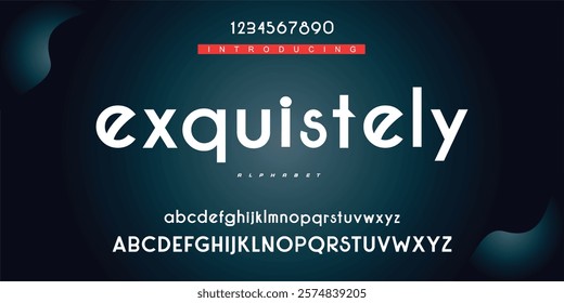 Fantastic is Modern Bold Font. Regular Italic Number Typography urban style alphabet fonts for fashion, sport, technology, digital, movie, logo design, vector illustration