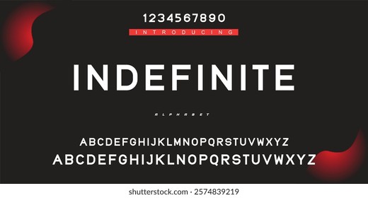 Fantastic is Modern Bold Font. Regular Italic Number Typography urban style alphabet fonts for fashion, sport, technology, digital, movie, logo design, vector illustration